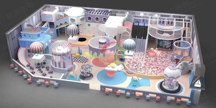 Naughty Castle Large Playground Game Educational Toys For Kids